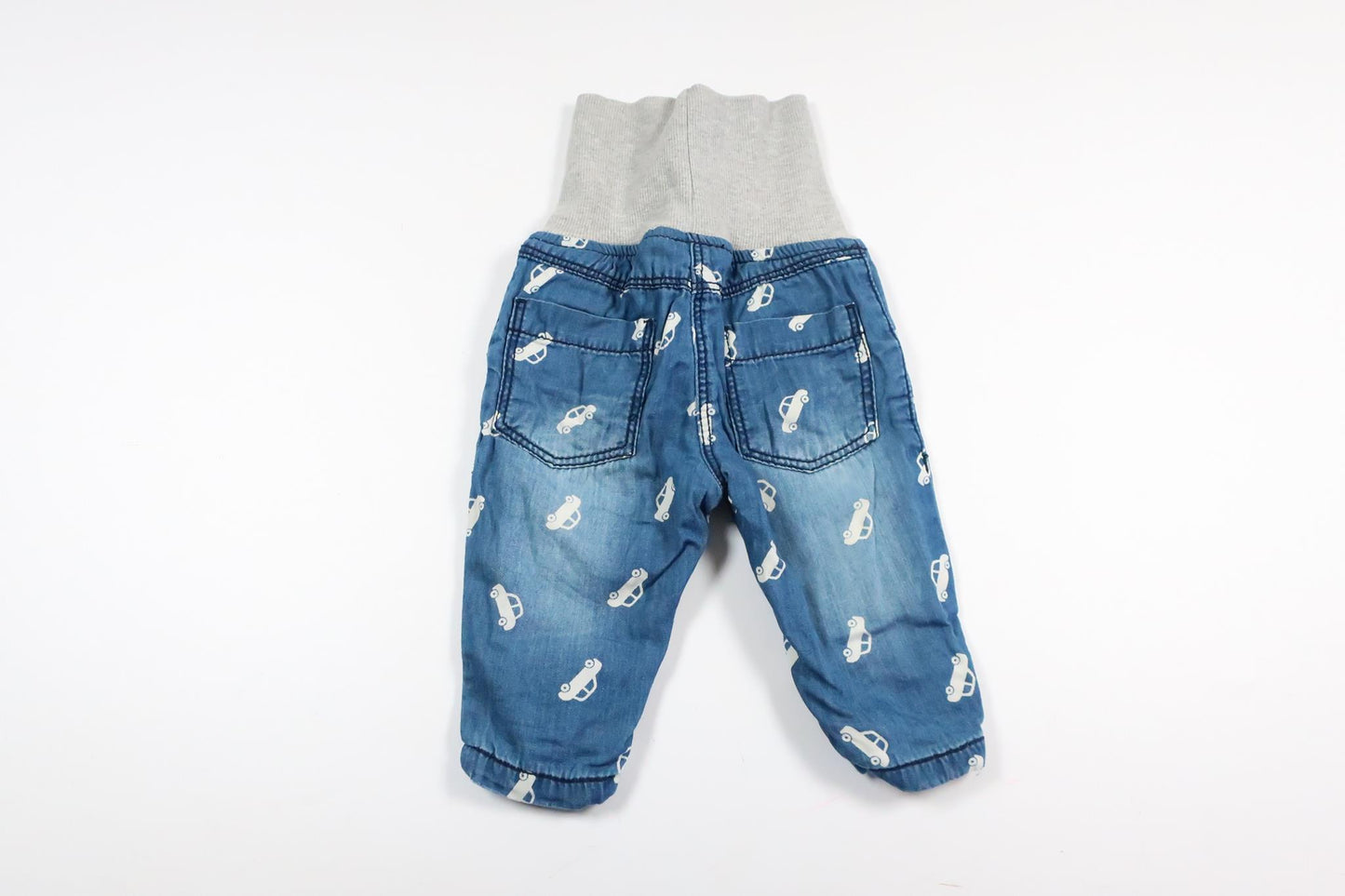 Lättfodrade dra på jeans byxor med bilar från Dopo Dopo i storlek 56