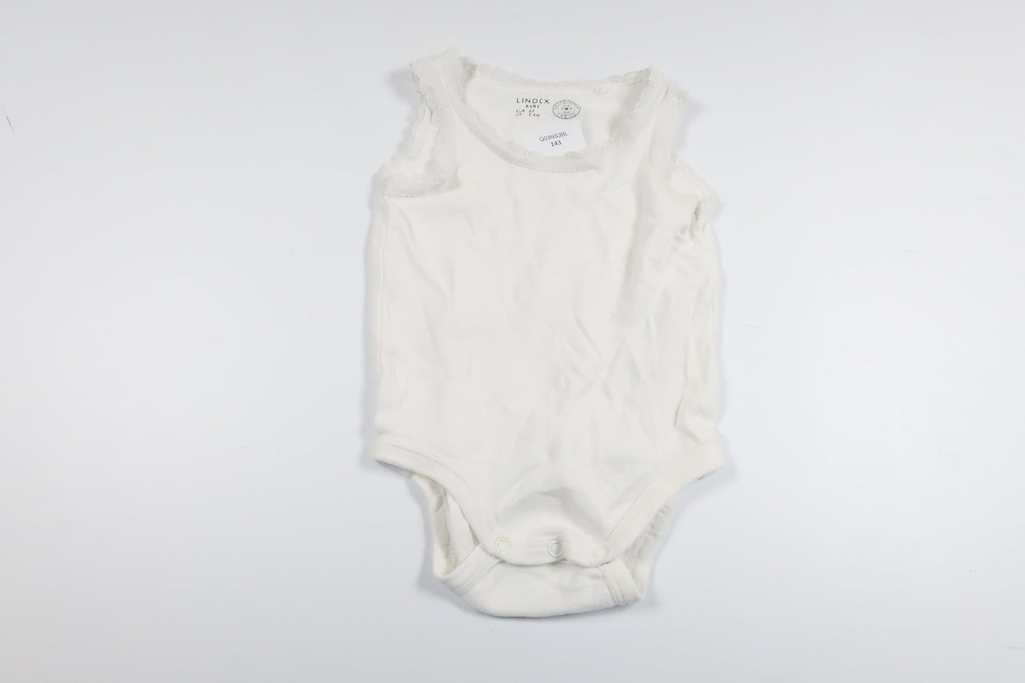 Linnebody från Lindex - Storlek 62 - Vit
