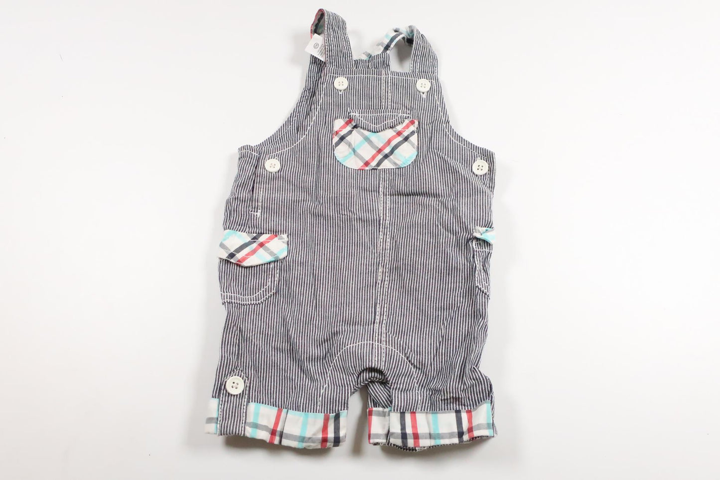 Hängselbyxor från Baby Club by C&A - Storlek 68 - Blå