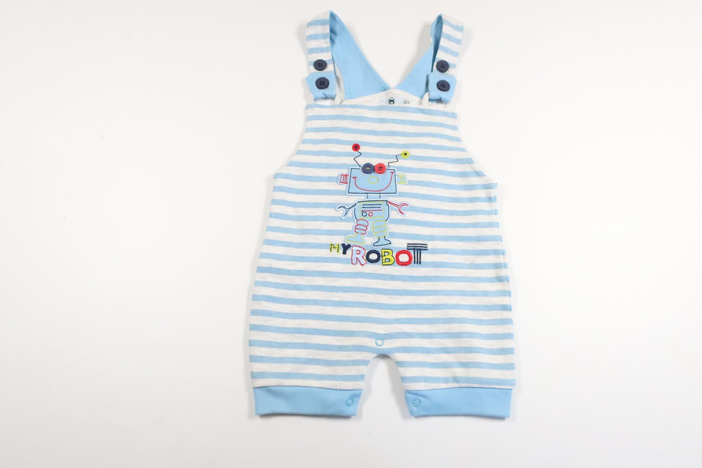 Hängselshorts från Okänt - Storlek 74 - Blå