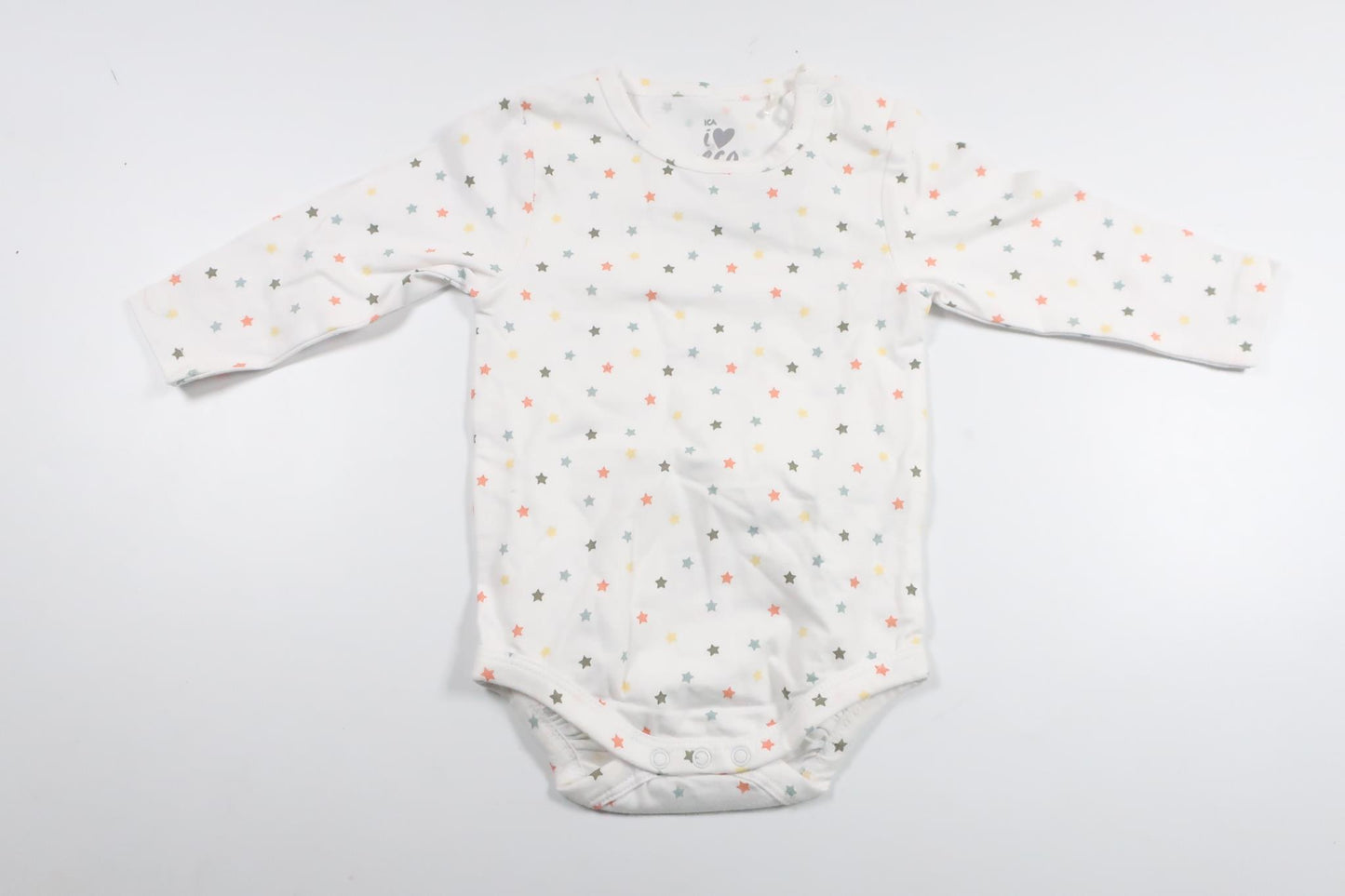 Body från ICA I Love Eco - Storlek 62 - Vit