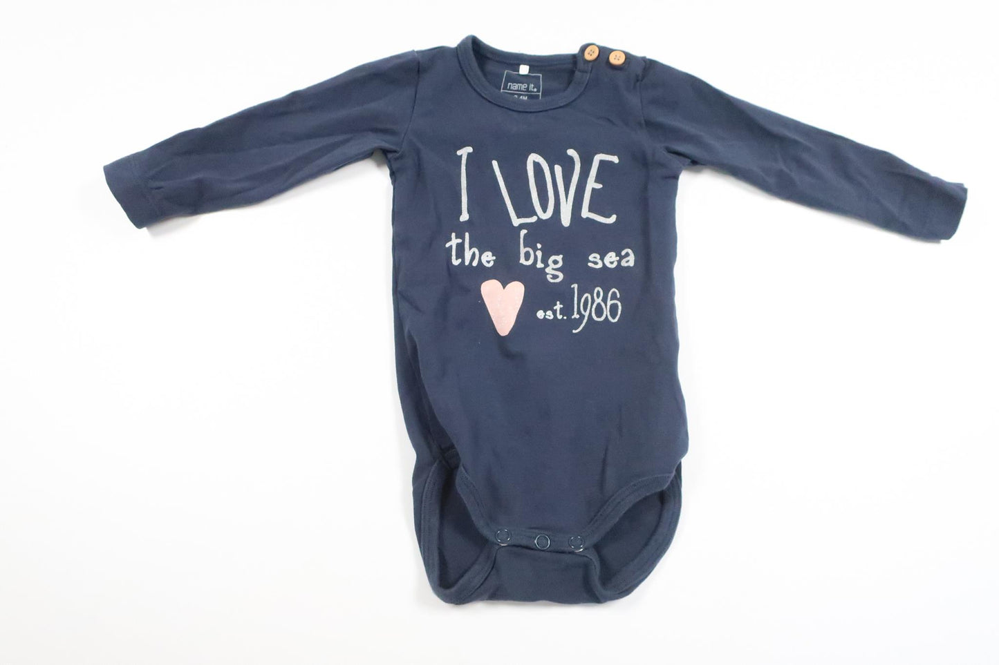 Body från Name It - Storlek 62 - Marinblå