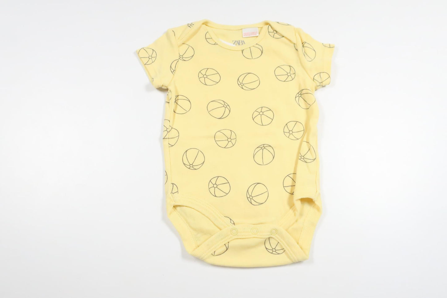 Body med bollar från Zara - Storlek 62 - Gul