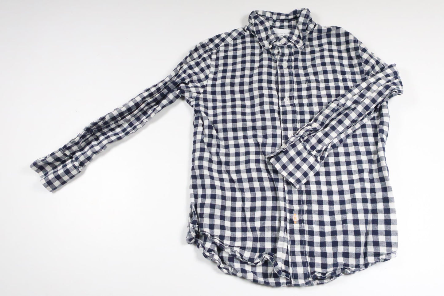 Rutig skjorta från Crewcuts - Storlek 122/128 - Marinblå