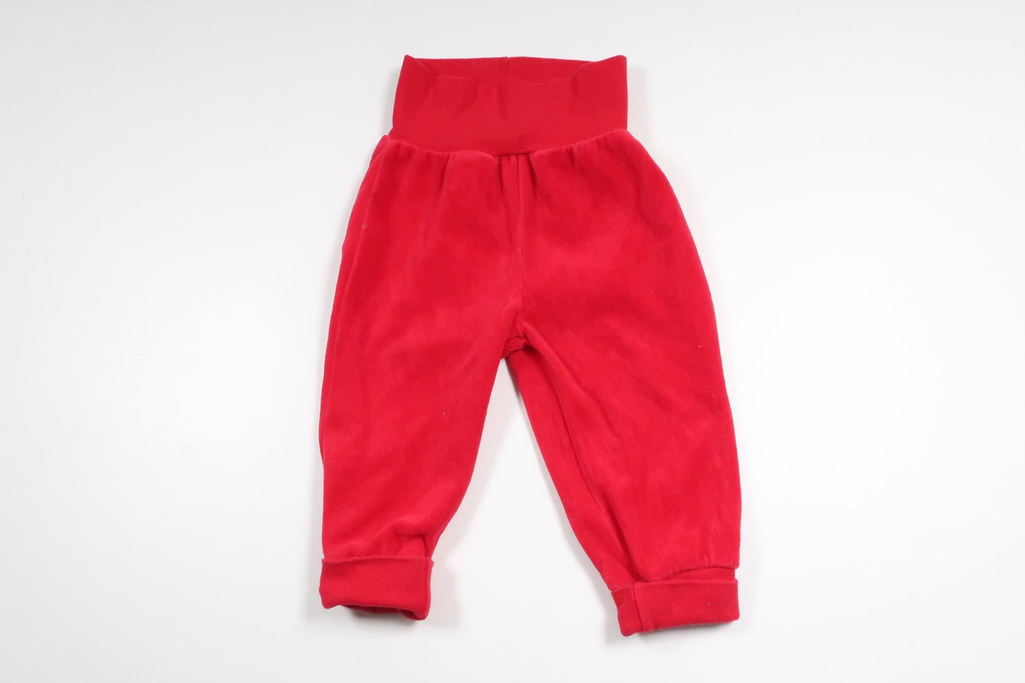 Byxor i fleece från Basic U - Storlek 68 - Röd