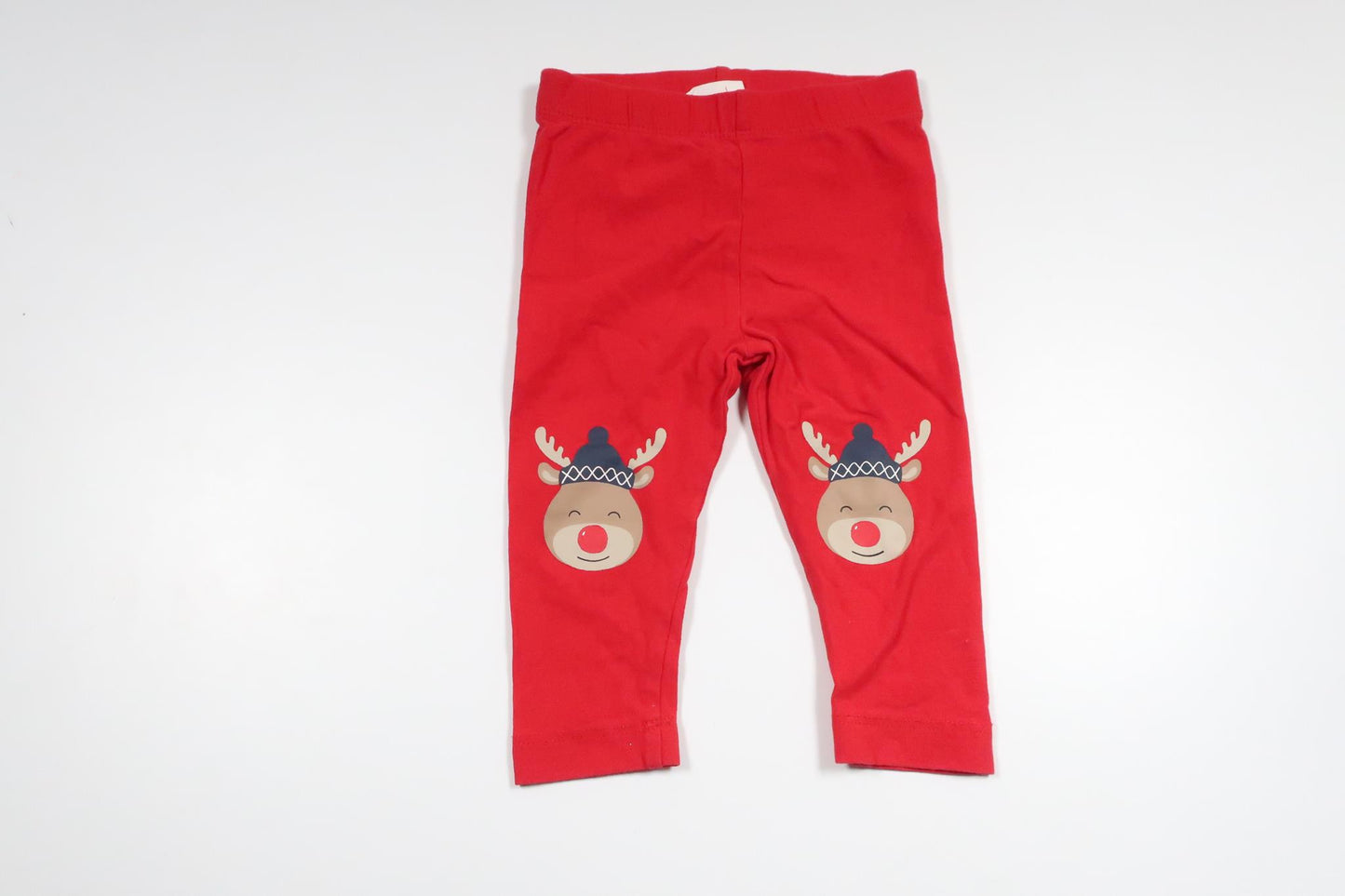 Byxor med julmotiv från Kappahl - Storlek 68 - Röd