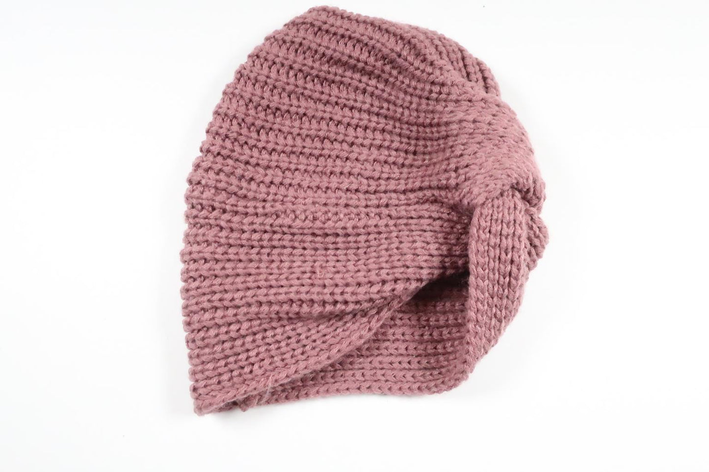 Stickad mössa från Name It - Storlek 48/49 - Lila