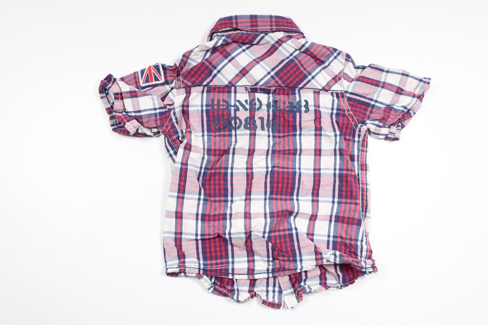 Rutig skjorta från Kappahl - Storlek 86 - Röd