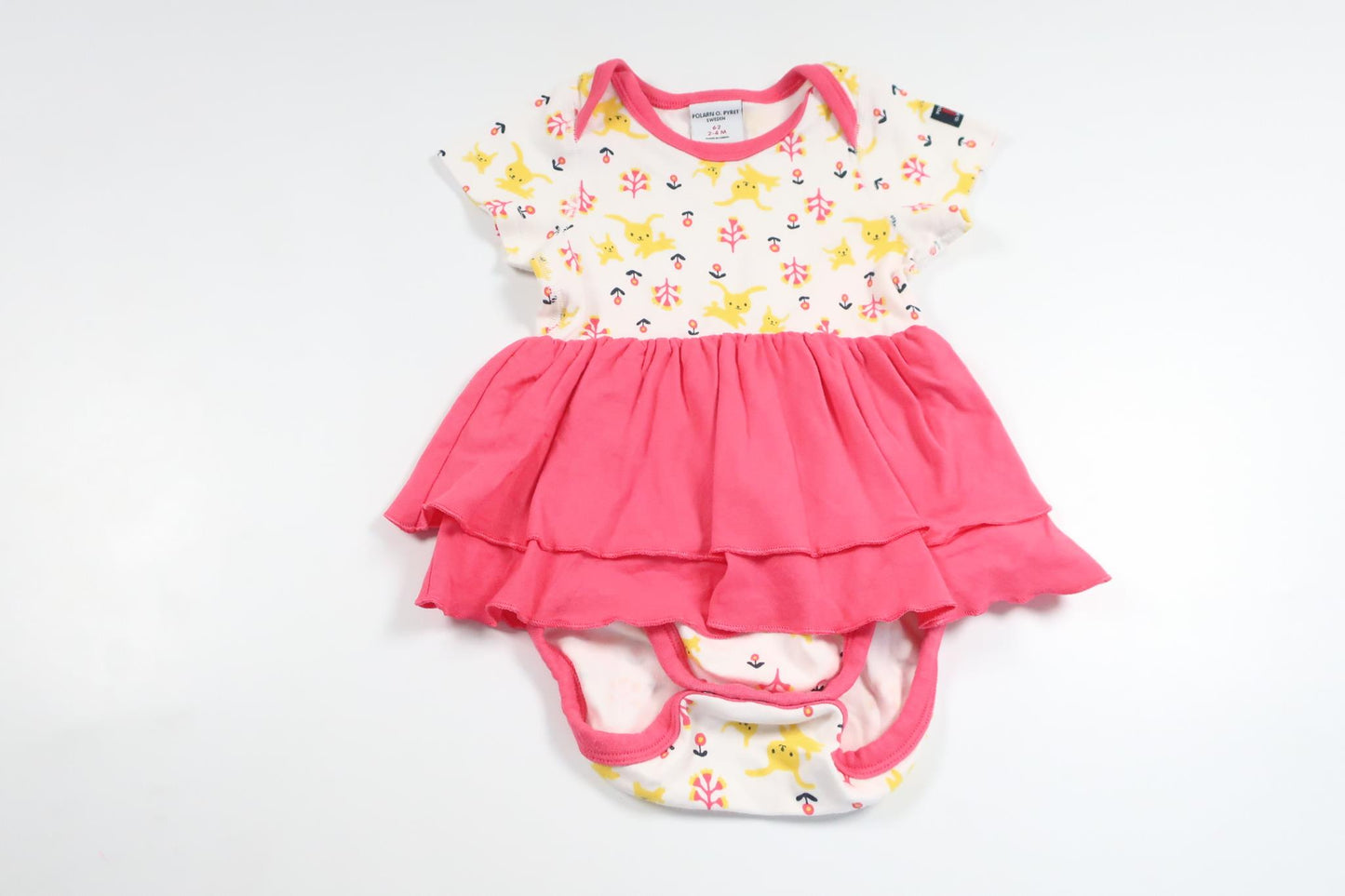 Body med kjol från Polarn o. Pyret - Storlek 62 - Multi