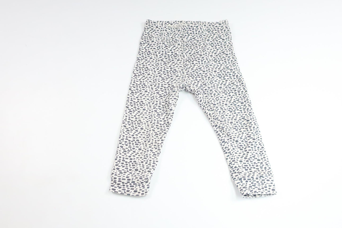 Ribbade byxor från Next - Storlek 74 - Vit