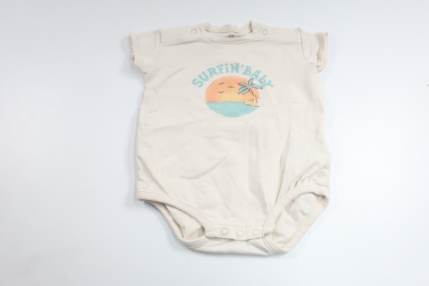 Body från H&M - Storlek 62 - Benvit