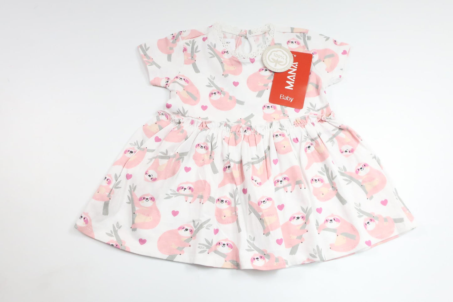 Klänning från Mana Baby - Storlek 80 - Vit