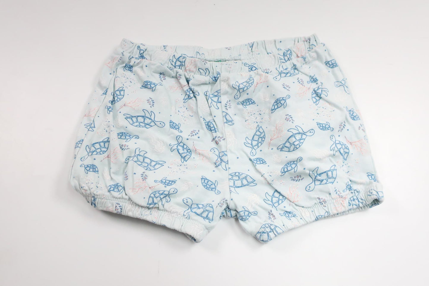 Shorts med sköldpaddor från So Cute - Storlek 98 - Blå