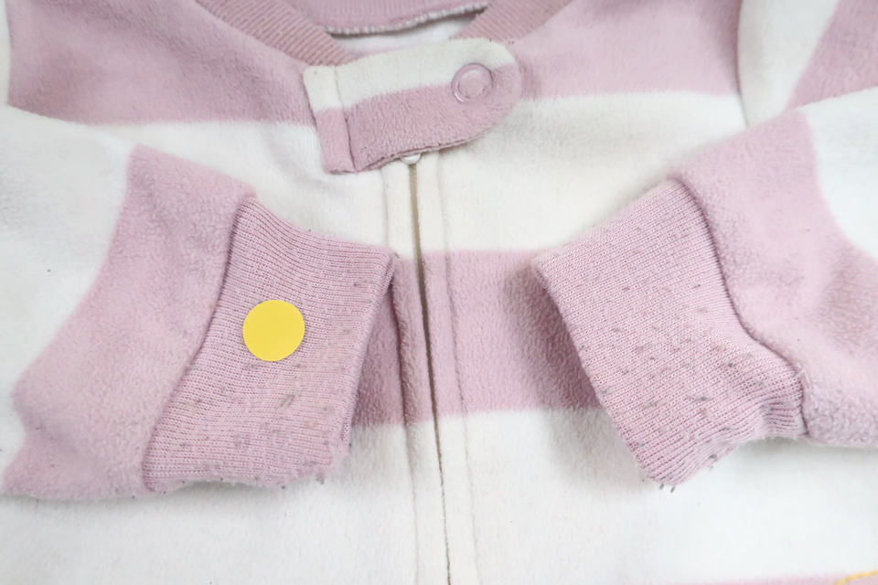 Pyjamas i fleece från Carter's - Storlek 62/68 - Lila