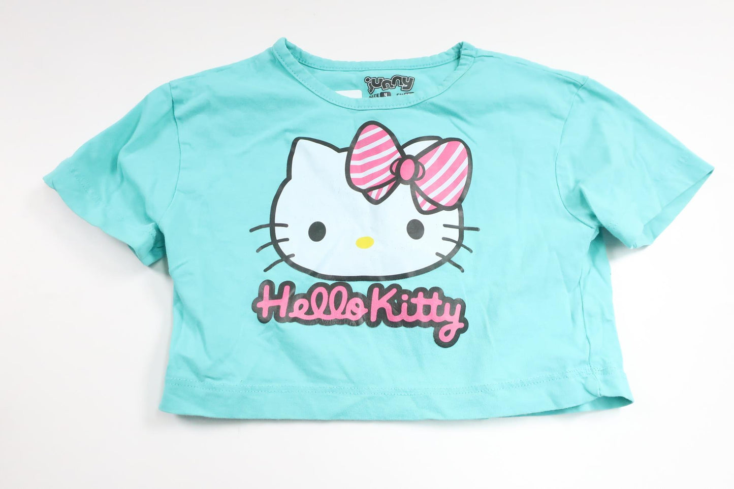T-shirt med Hello Kitty från Junny - Storlek 104 - Blå