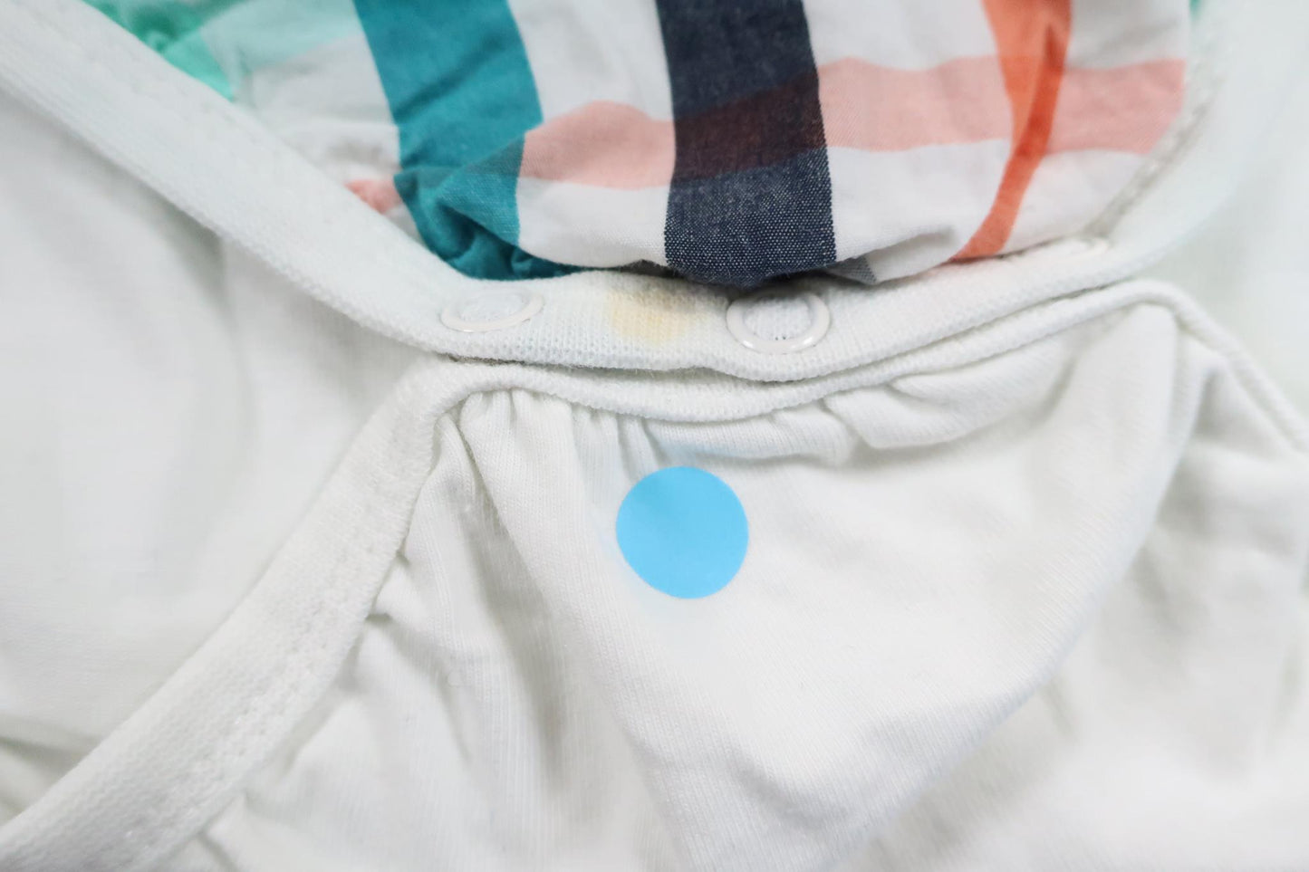 Rutig body från Polarn o. Pyret - Storlek 68 - Blå