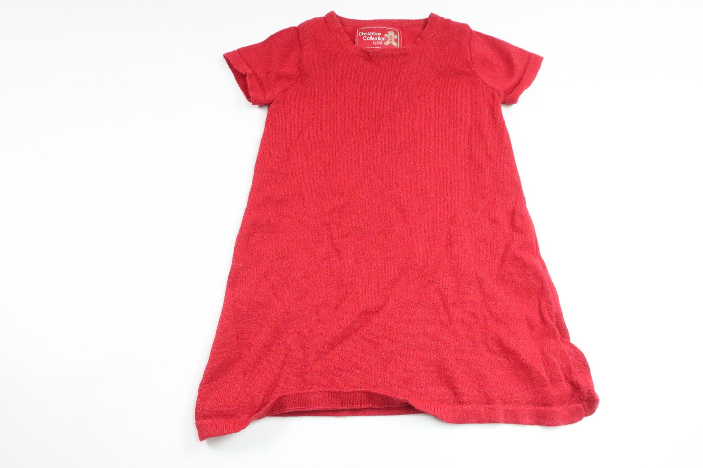 Glittrig klänning från Skill - Storlek 80 - Röd