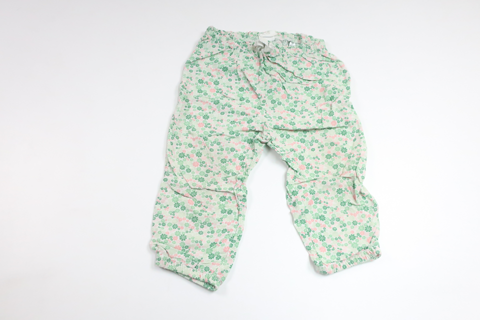 Blommiga byxor från H&M - Storlek 80 - Grön