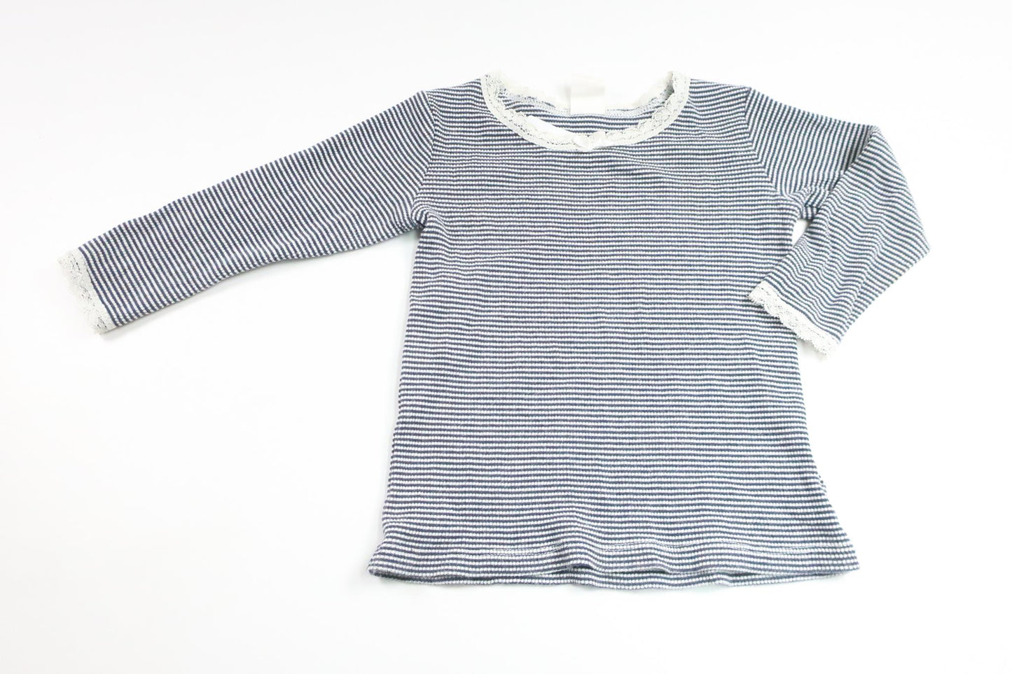 Randig tröja från H&M - Storlek 86 - Marinblå