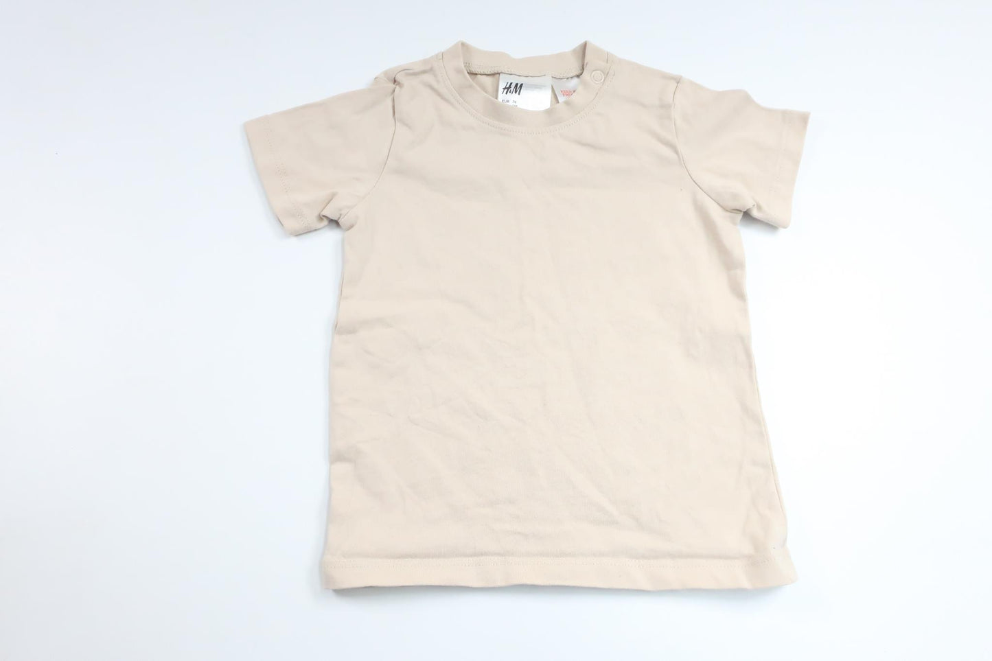 T-shirt från H&M - Storlek 74 - Beige