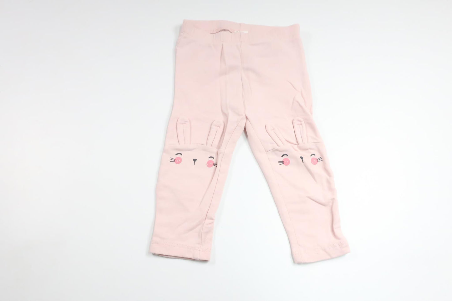 Byxor med kaniner från H&M - Storlek 80 - Rosa