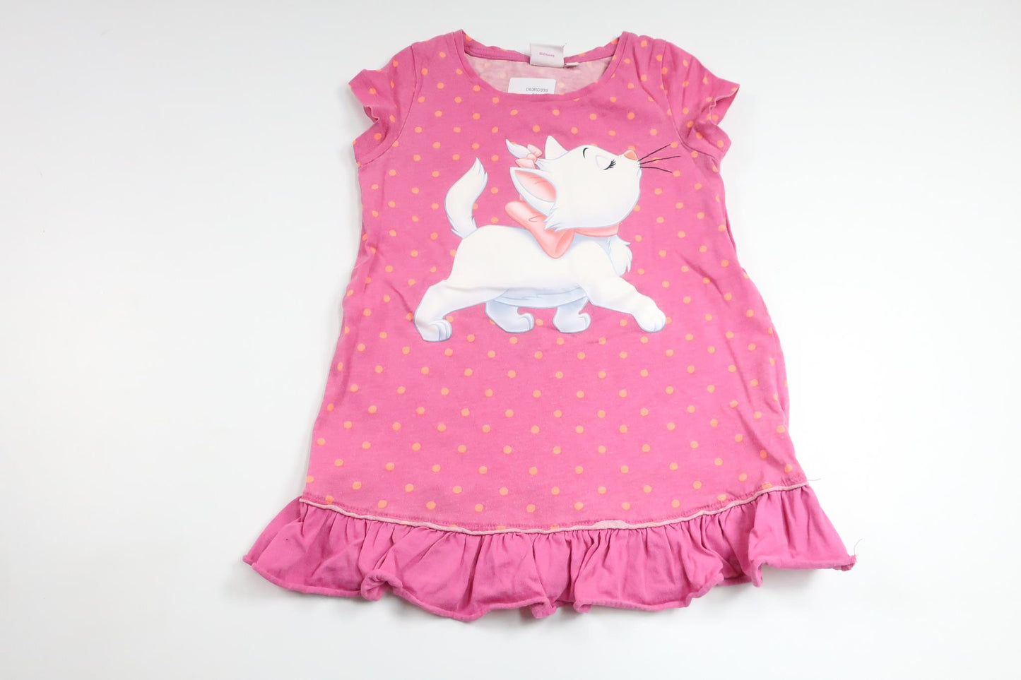 Klänning med katten Marie från Disney - Storlek 92 - Rosa