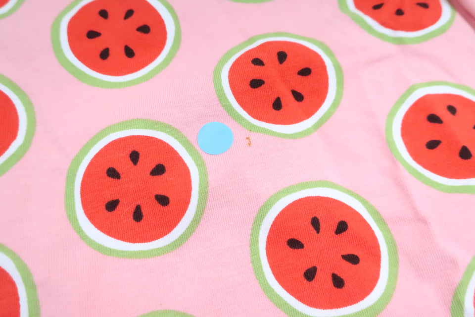 T-shirt med vattenmeloner från Maxomorra - Storlek 110/116 - Rosa