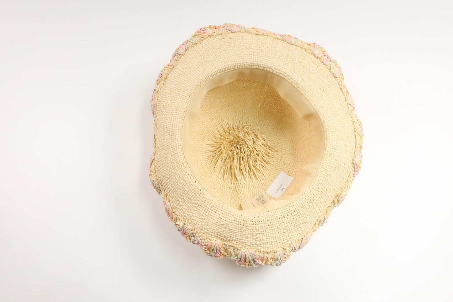 Stråhatt från Lindex - Storlek 128/134 - Beige