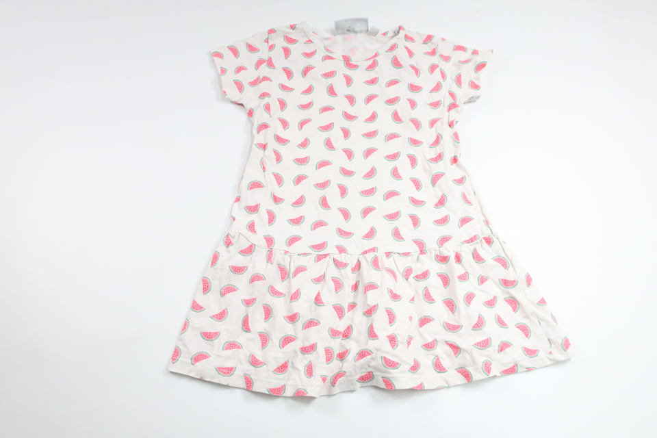 Klänning med vattenmeloner från Sweet Heart - Storlek 98/104 - Vit