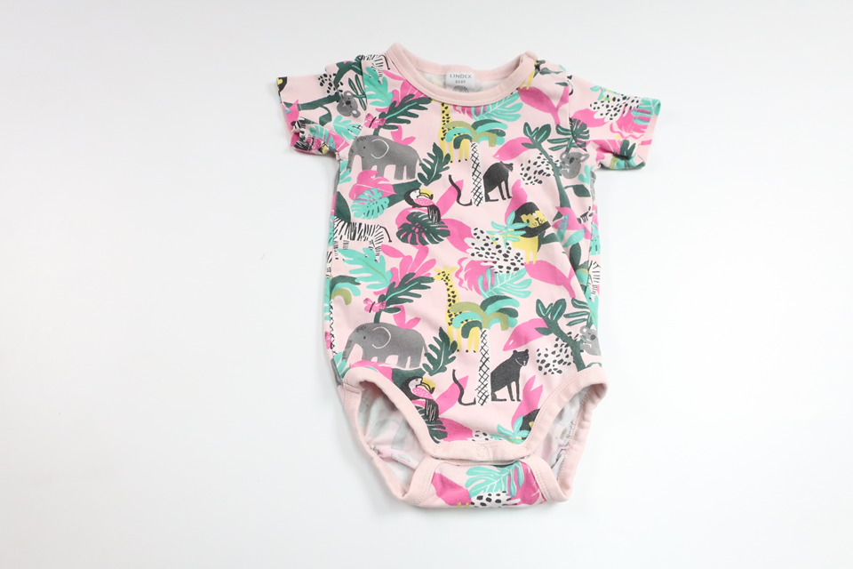 Body från Lindex - Storlek 68 - Rosa