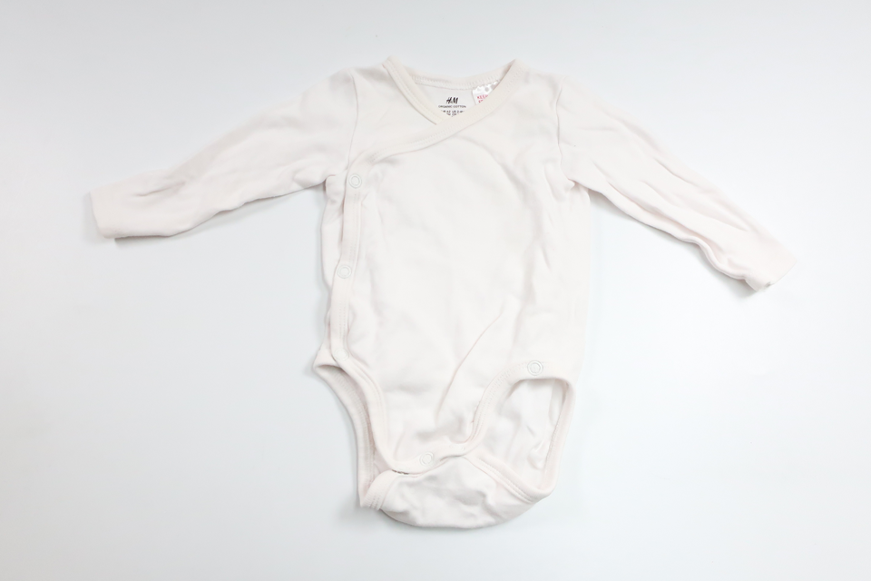 Omlottbody från H&M - Storlek 62 - Vit