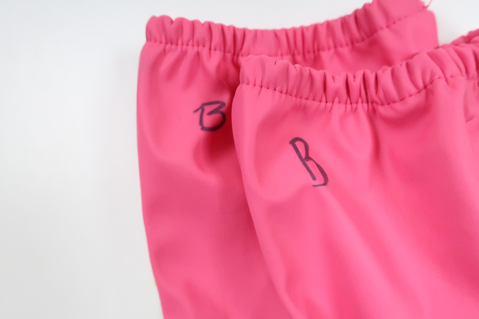 Regnvantar från Vossatassar - Storlek 122/128 - Rosa