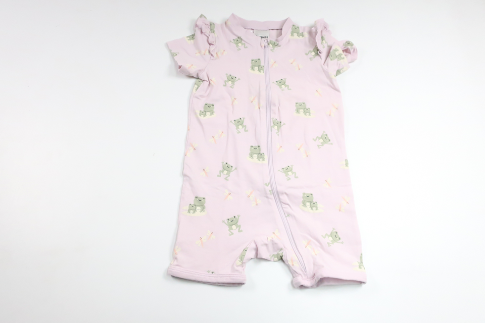 Pyjamas med grodor från Kappahl - Storlek 80 - Lila