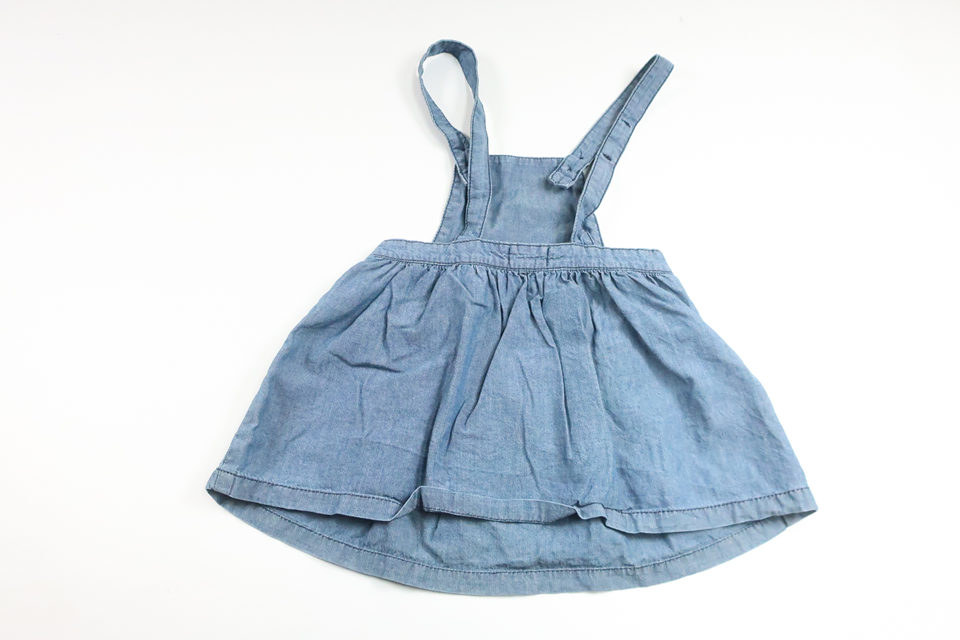 Hängselklänning från Newbie - Storlek 92 - Denim