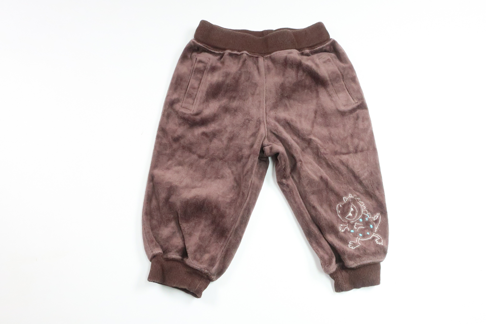 Byxor i fleece från Kappahl - Storlek 74 - Brun