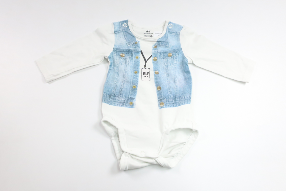 Body från H&M - Storlek 56 - Vit