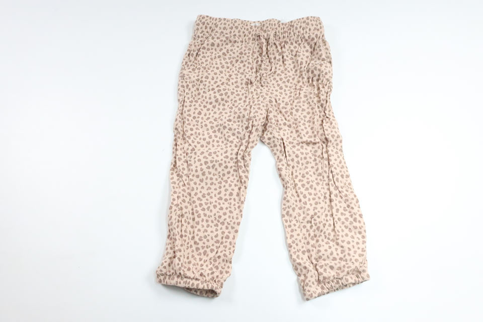 Leopardmönstrad byxor från H&M - Storlek 92 - Beige