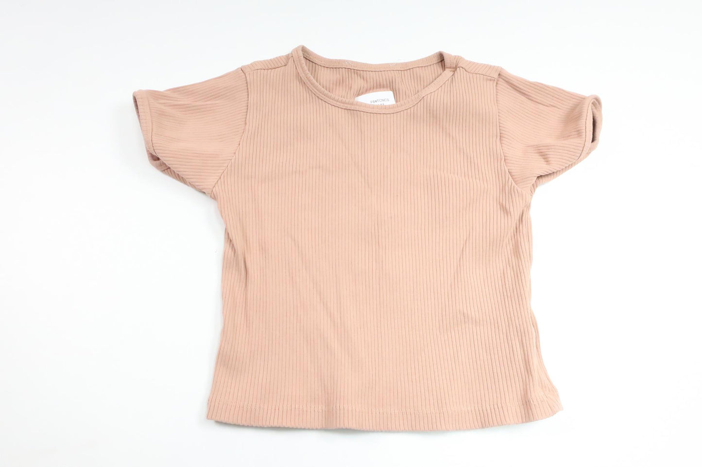 Ribbad tröja från Lager 157 - Storlek 116/122 - Beige