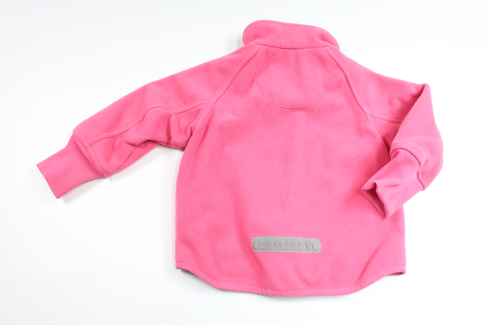 Vindfleece jacka från Polarn o. Pyret - Storlek 80 - Rosa