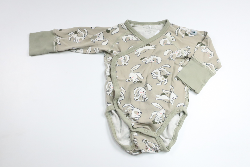 Omlottbody från Polarn o. Pyret - Storlek 62 - Grön