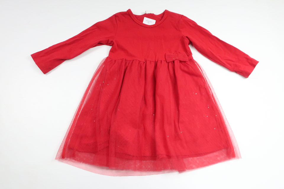 Tyllklänning från H&M - Storlek 86 - Röd