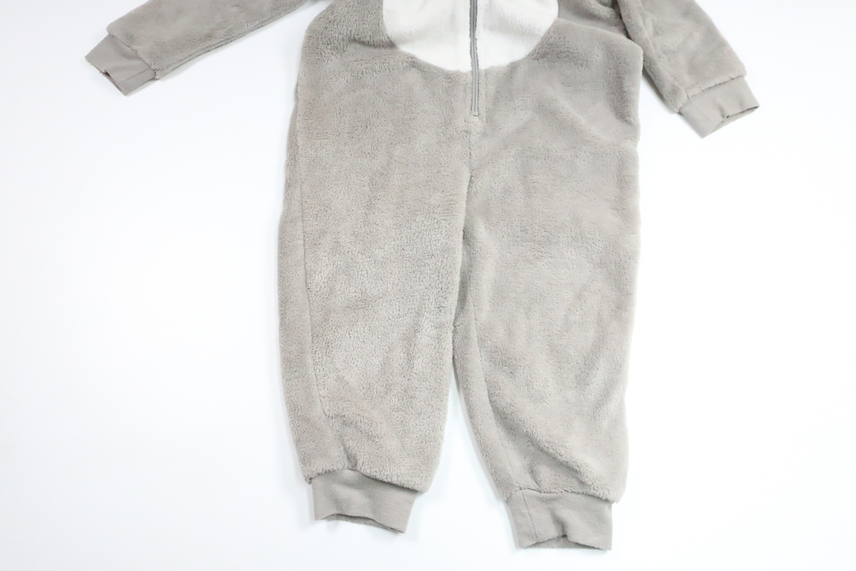 Fleeceoverall kanin från Softer Days - Storlek 98/104 - Grå