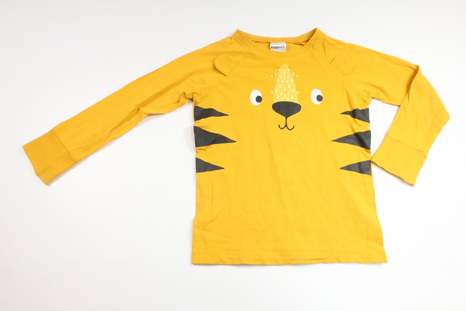 Pyjamas tröja från Kappahl - Storlek 110/116 - Gul