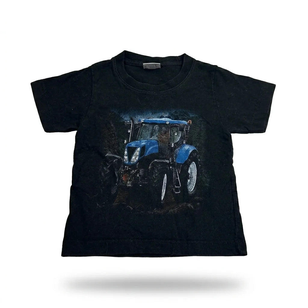 Mönstrad t-shirt från VXO - Storlek 90 - Svart