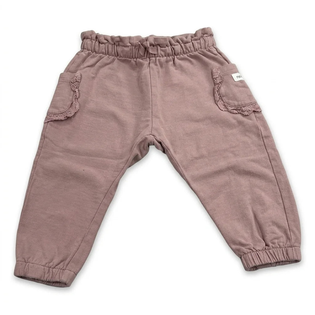 Mjukisbyxor från Newbie - Storlek 80 - Rosa