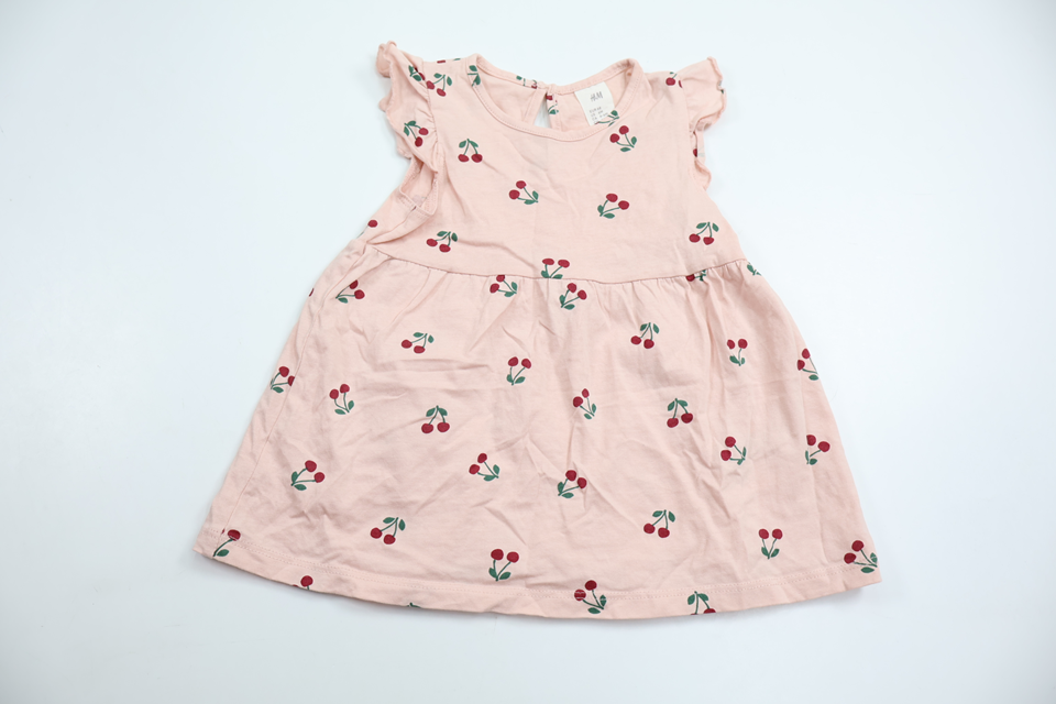Klänning med körsbär från H&M - Storlek 68 - Rosa