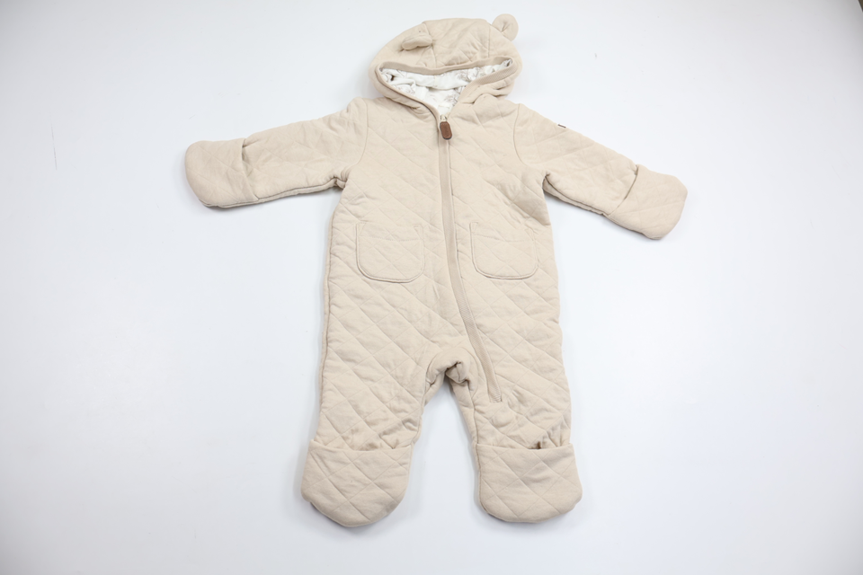 Quiltad overall från Newbie - Storlek 56 - Benvit
