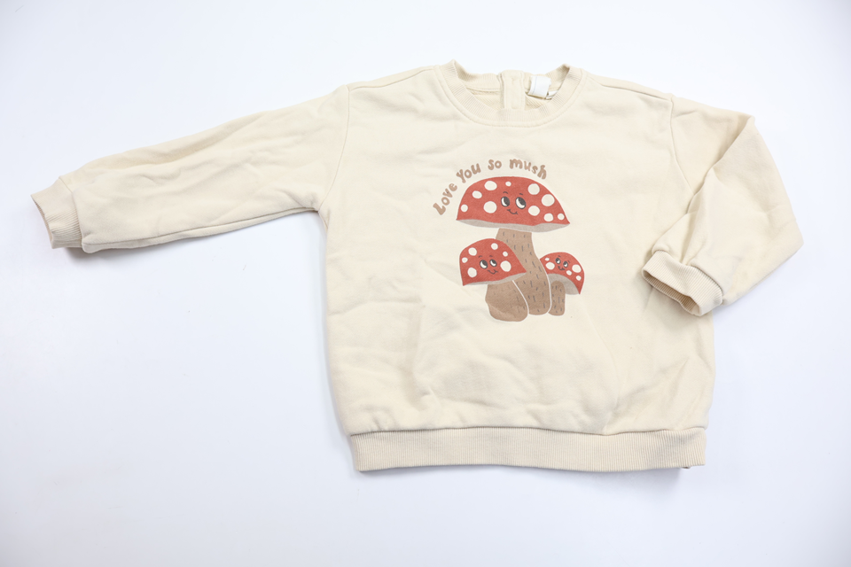Sweatshirt från Rikiki - Storlek 86 - Benvit