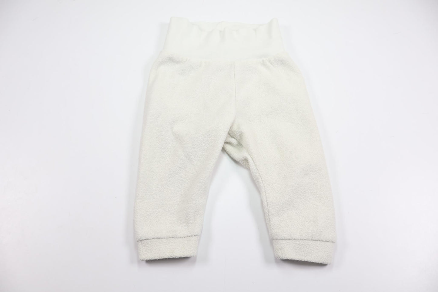 Byxor i fleece från H&M - Storlek 68 - Vit