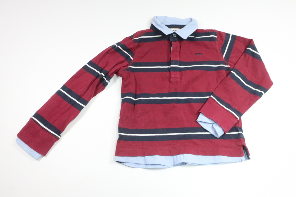 Pikétröja från Hampton Republic - Storlek 110/116 - Vinröd